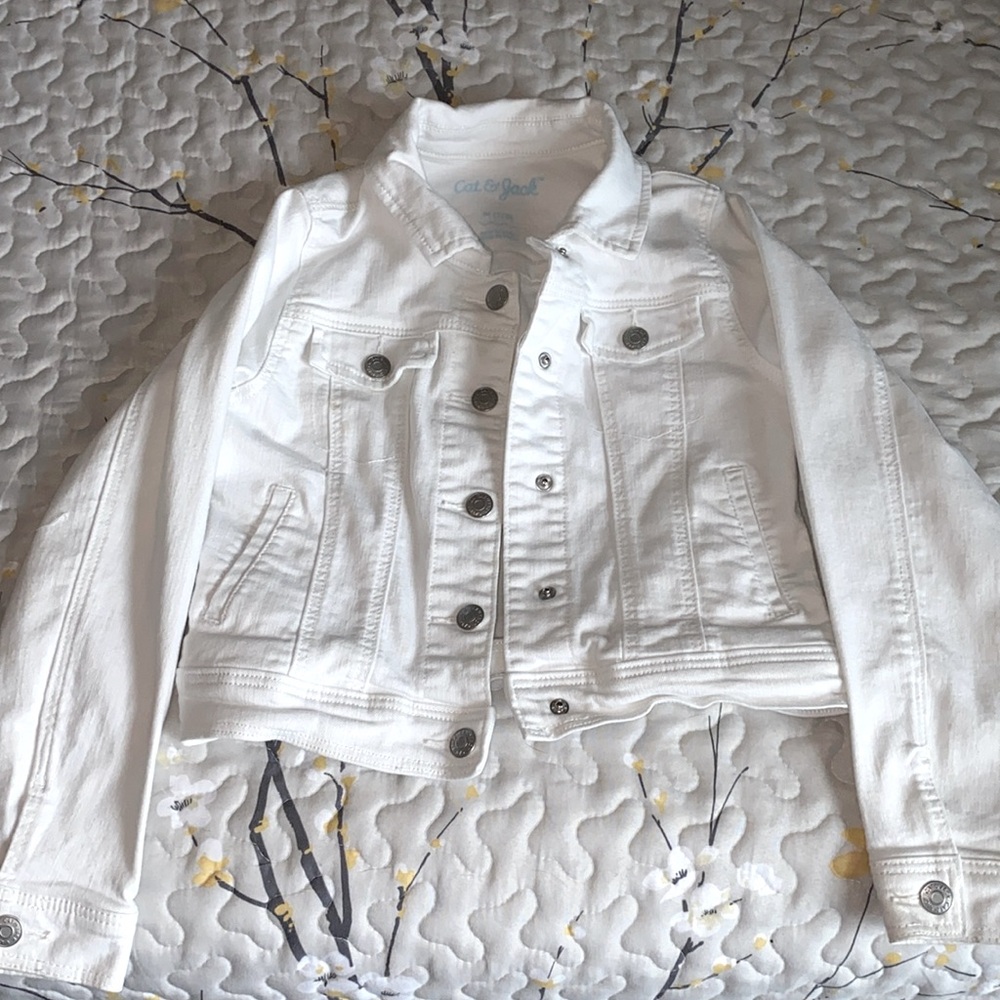 Cat & Jack White Denim Jacket